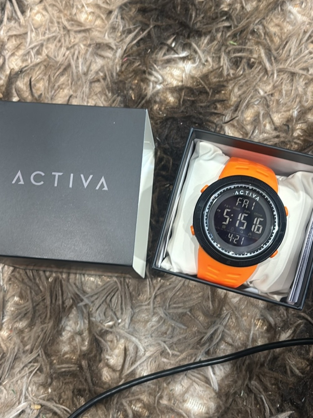 Invicta Orange Digital Sport Watch